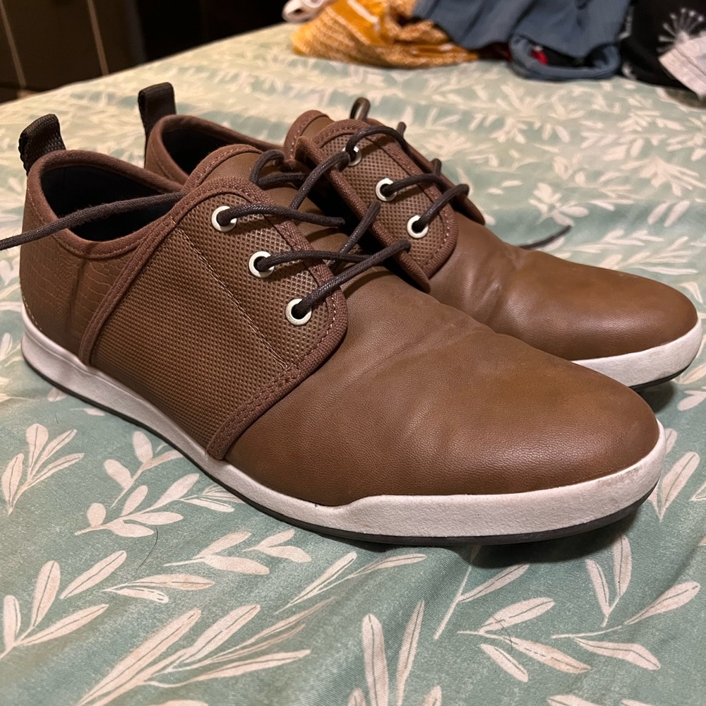 Mens Casual Shoes Lace ups beige